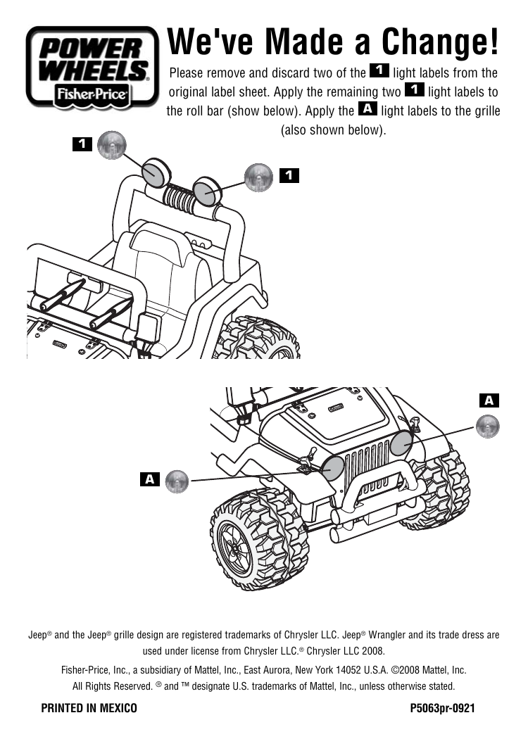 firerock jeep wrangler power wheels