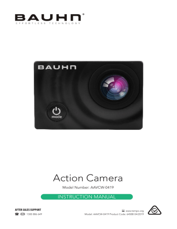 bauhn action camera