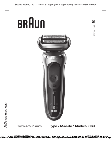 Braun S7, 360° Shaver User Manual | Manualzz