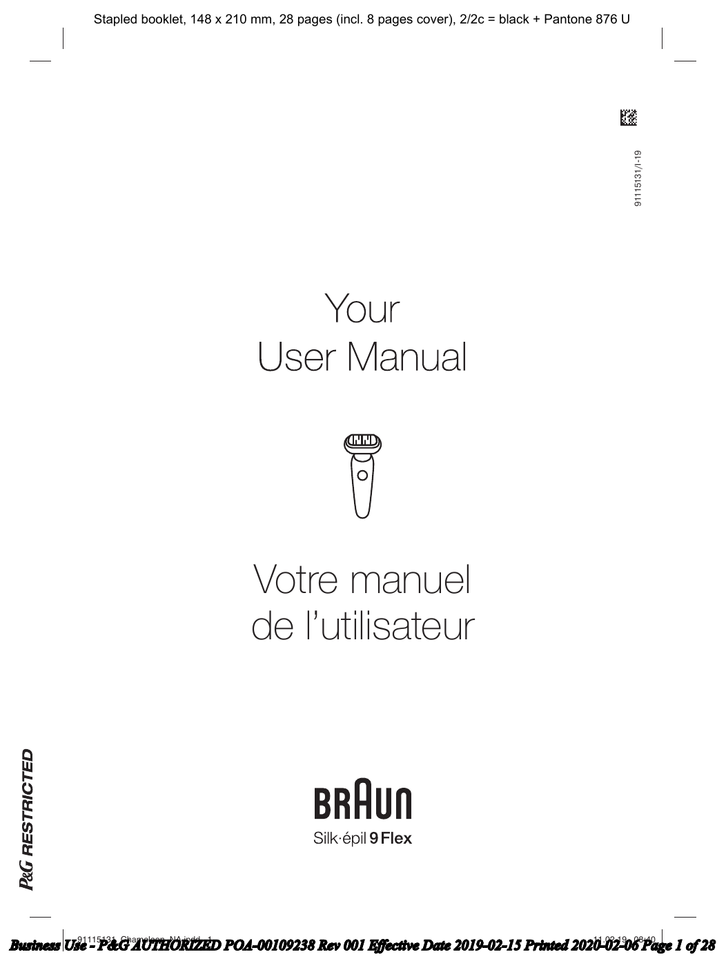 User manual Braun Silk-épil 9-720 (English - 28 pages)