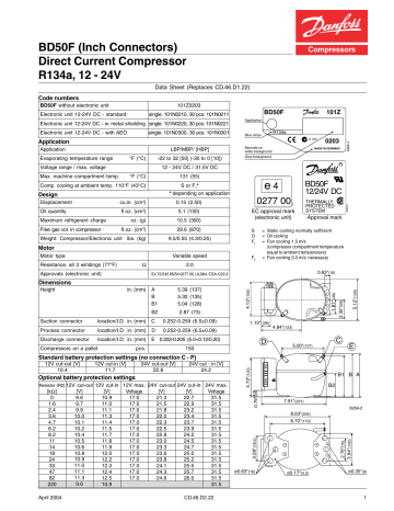 Details about   Danfoss 24V Electronic units for BD Compressors 102N4030 