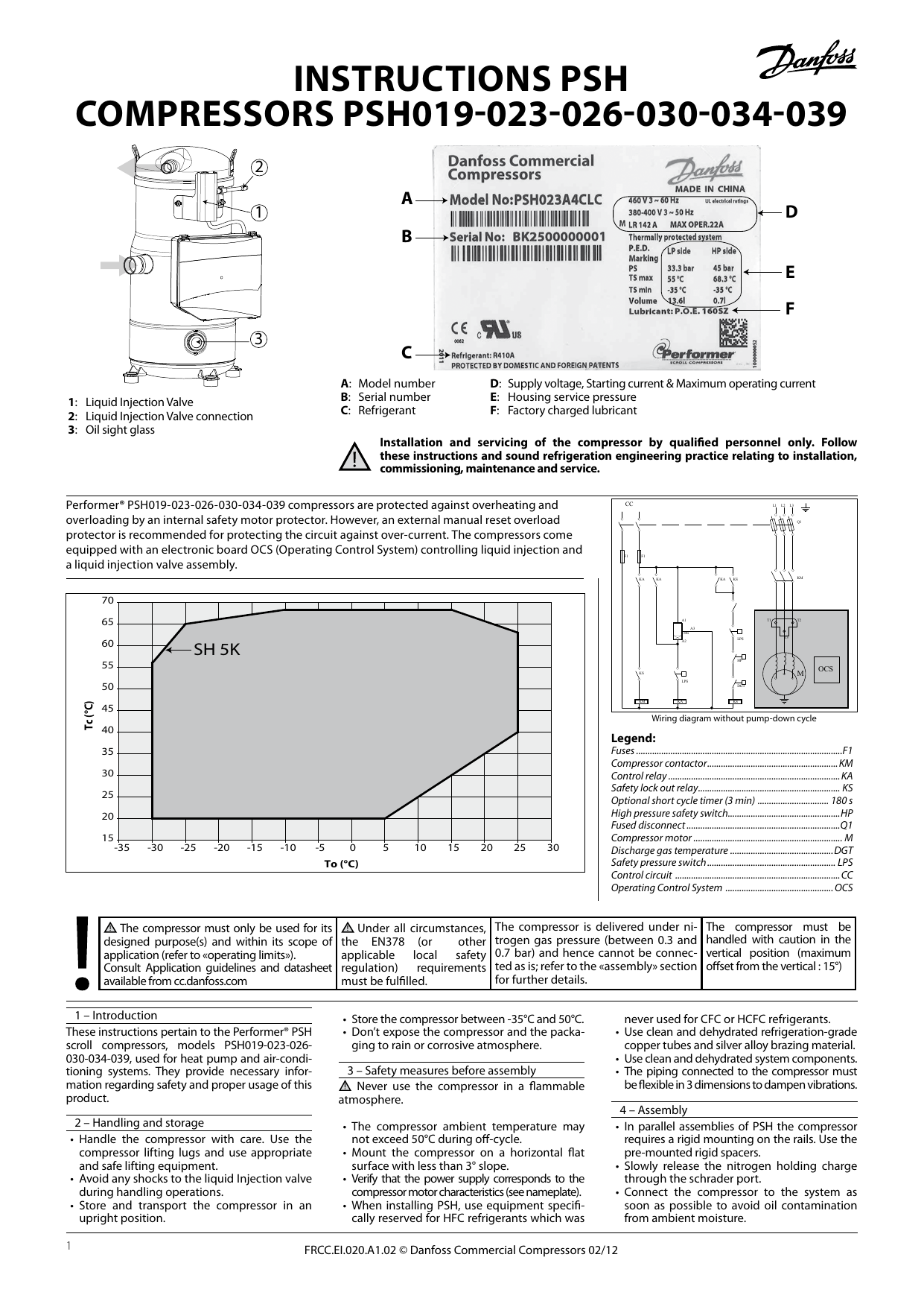 Danfoss Commercial Compressor Wiring Diagram Wiring Diagram
