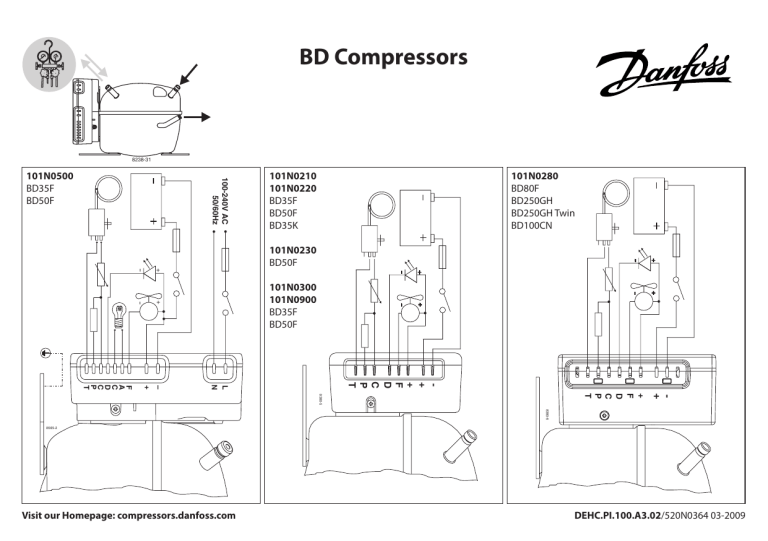 Danfoss BD Compressors Installation Guide | Manualzz