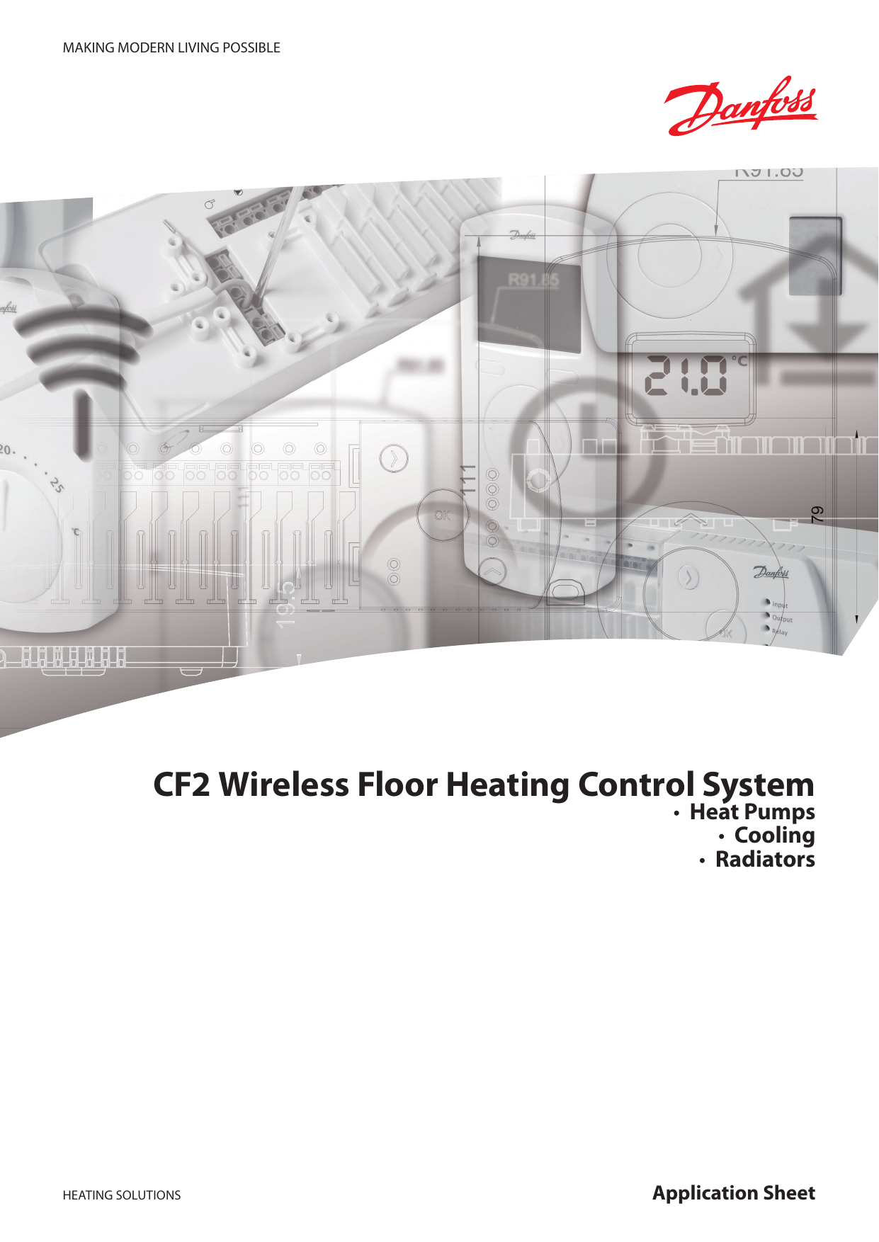 Danfoss CF2 Wireless Floor Heating System User guide Manualzz