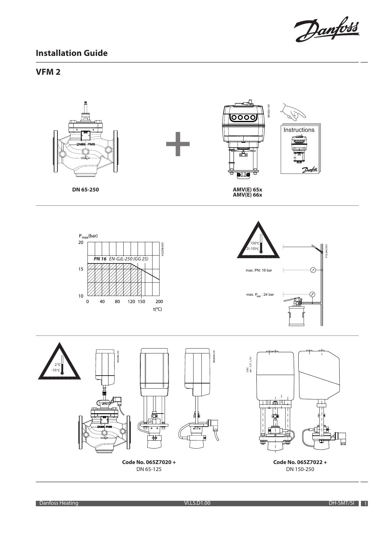 Danfoss VFM 2 Operating instructions | Manualzz