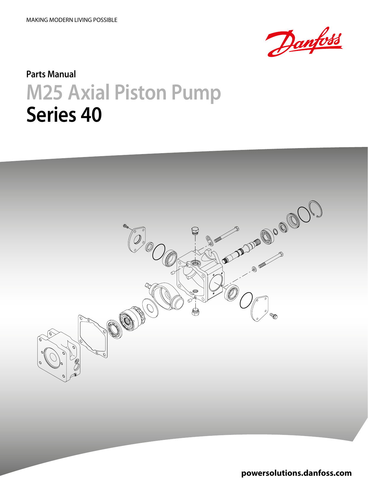 Danfoss Series 40 M25 Axial Piston Pump Service guide Manualzz
