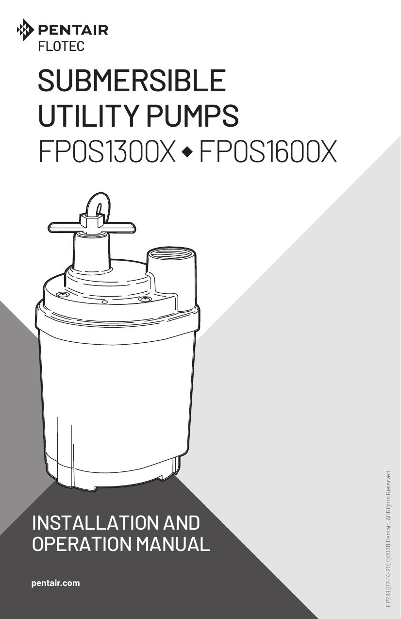 Flotec Submersible Utility Pumps Owner's manual Manualzz