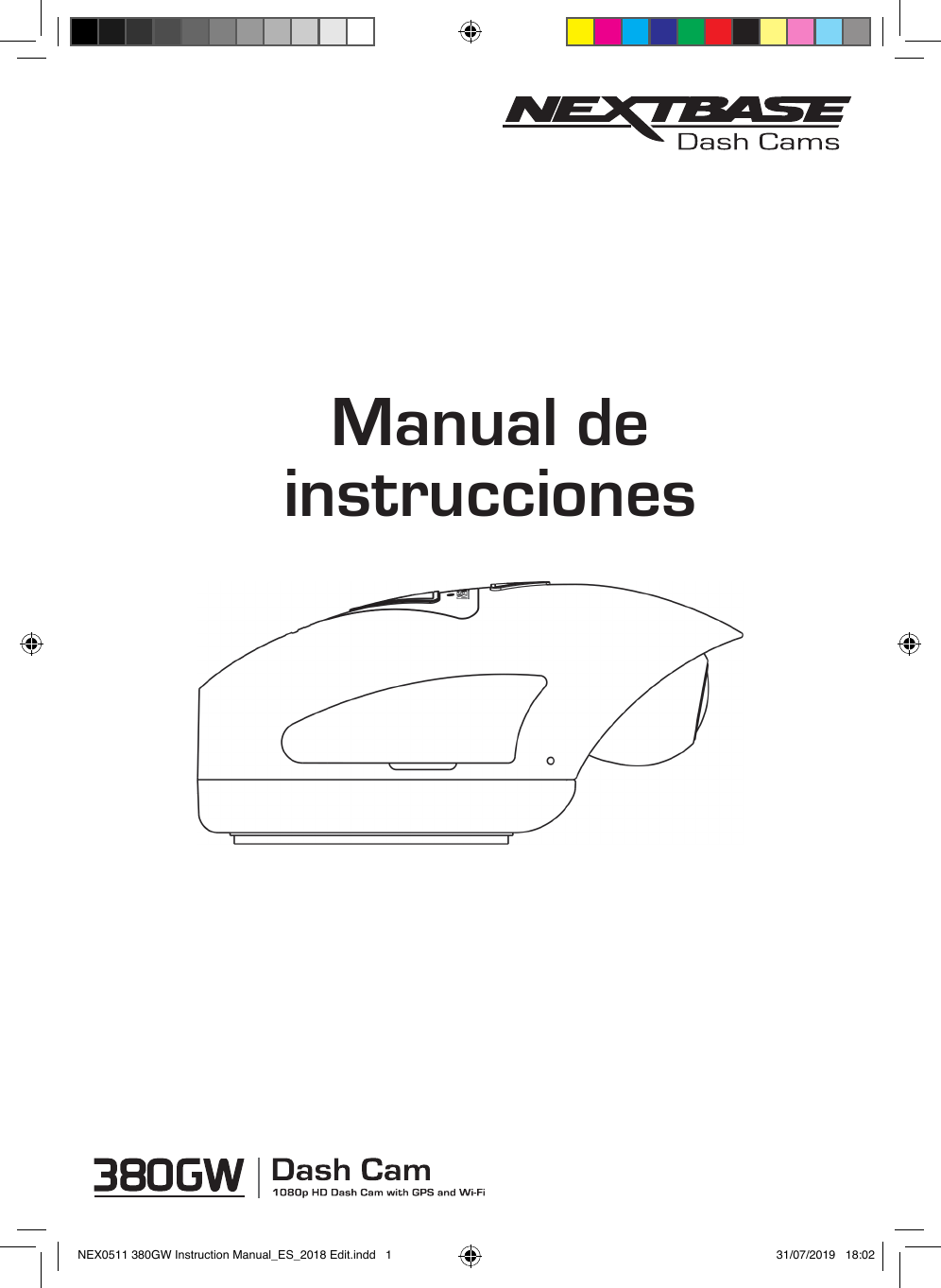 NextBase 380GW Dash Cam Manual de usuario | Manualzz