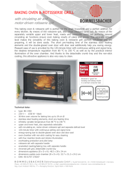 rommelsbacher oven 1550