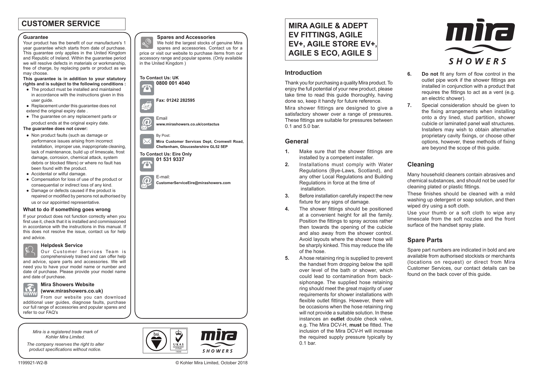 Mira Agile User guide Manualzz
