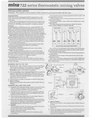 Mira 722 Mixer shower B - B70 (1980-1986) Installation & User Guide ...