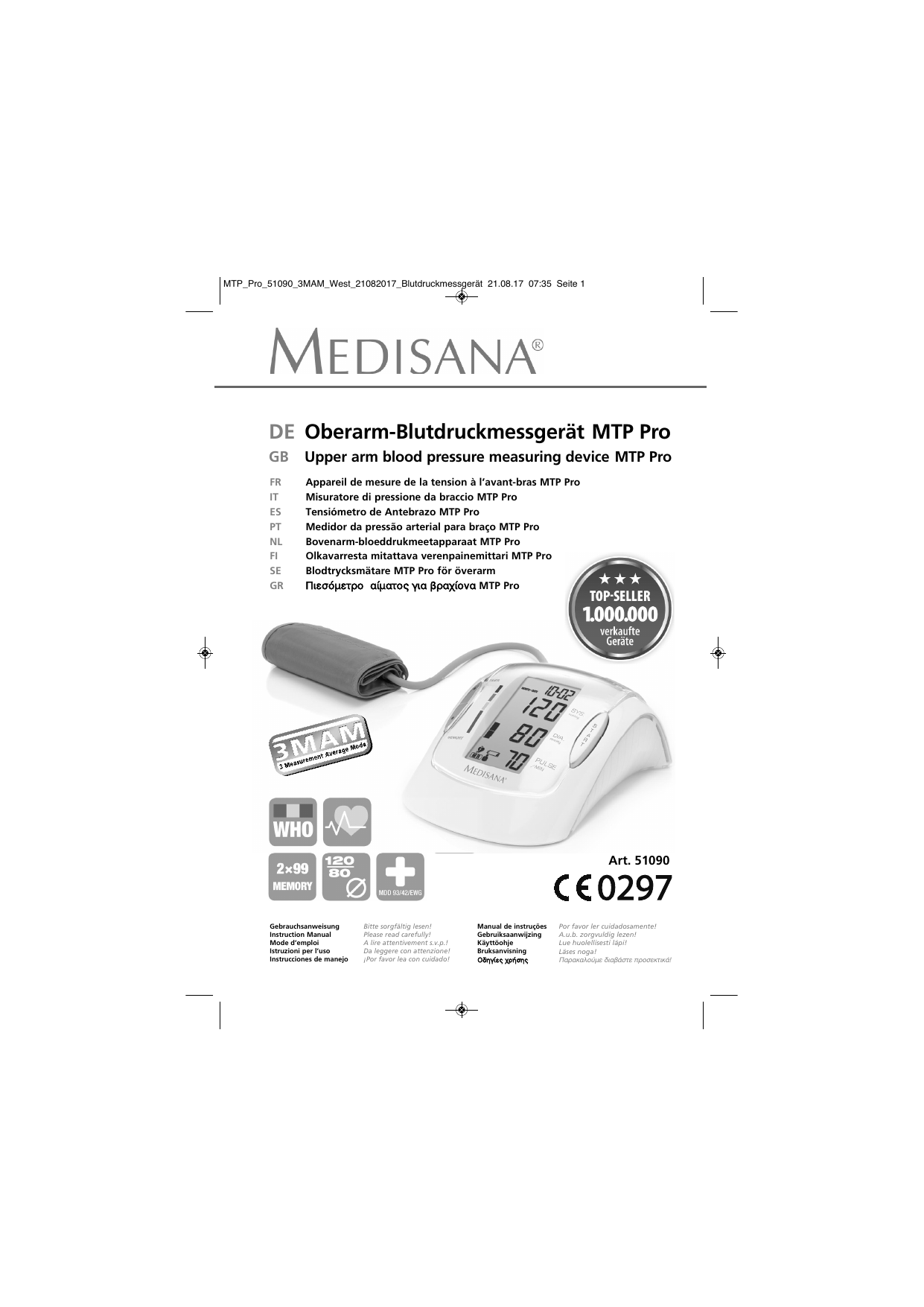 Medisana Mtp Pro Owner S Manual Manualzz