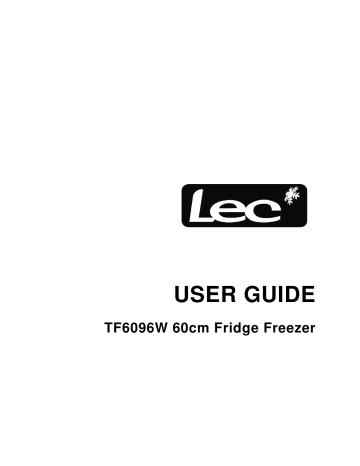 Lec TF6096 Fridge Freezer User guide | Manualzz