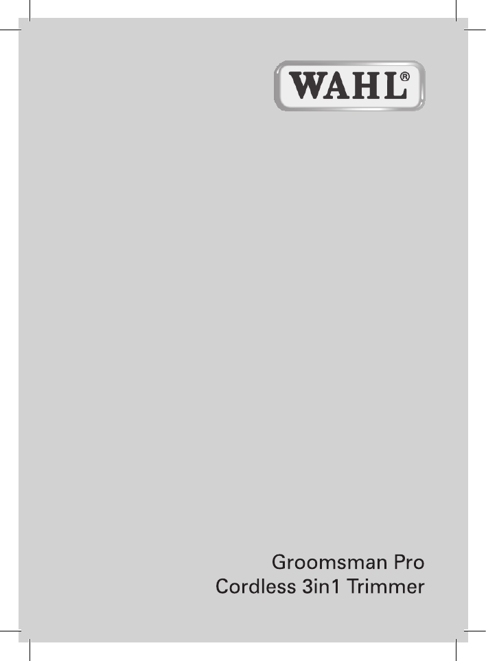 wahl groomsman pro 9855