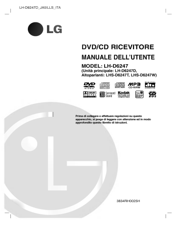 LG LH-D6247D Manuale utente | Manualzz