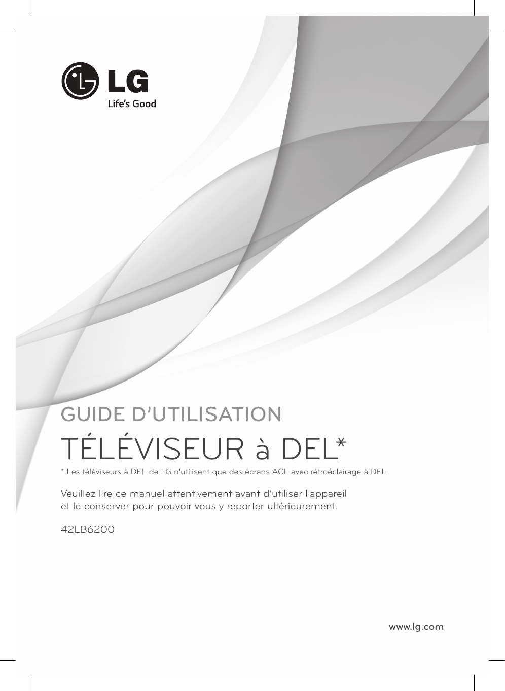LG 42LB6200 Owner's manual | Manualzz