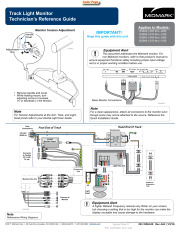 Midmark LED Dental Light Guide | Manualzz