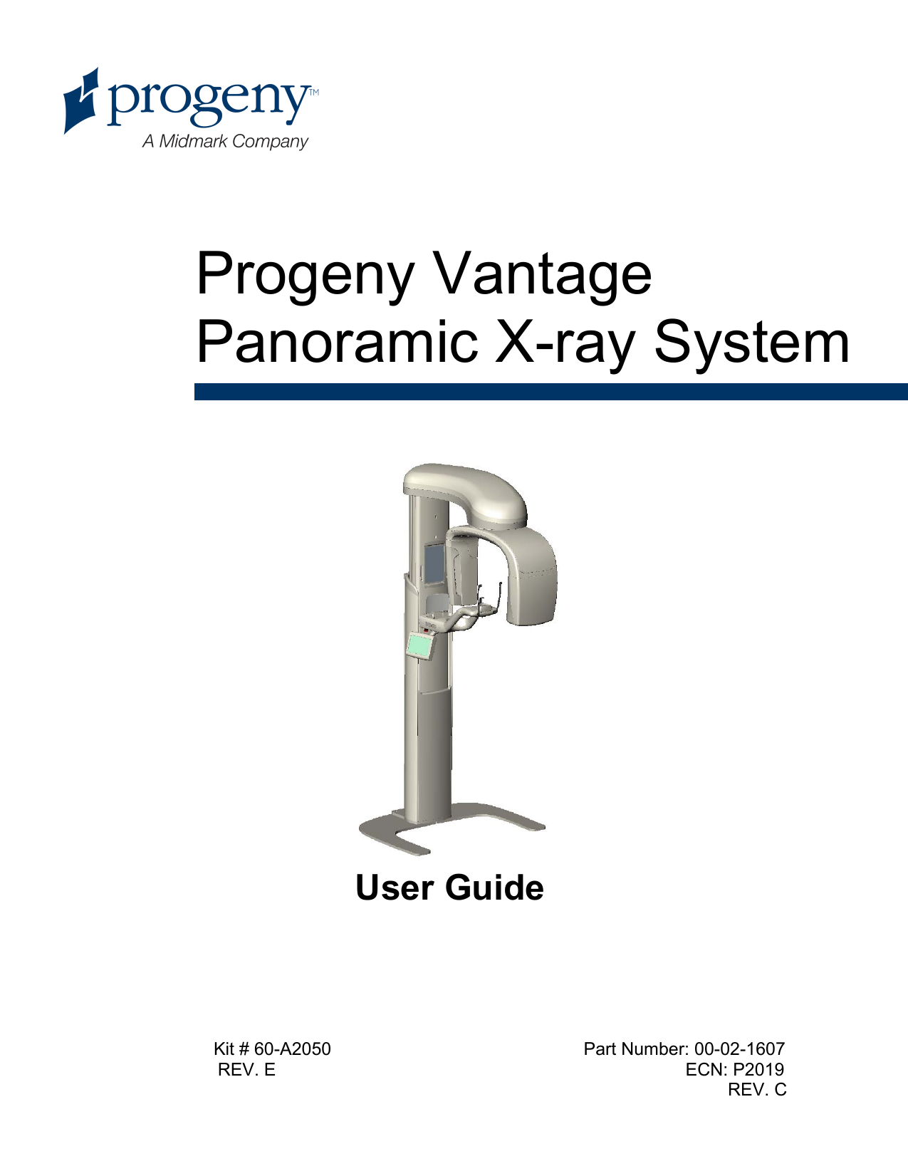 Midmark Vantage Panoramic X-ray System, Vantage Digital Panoramic X-ray