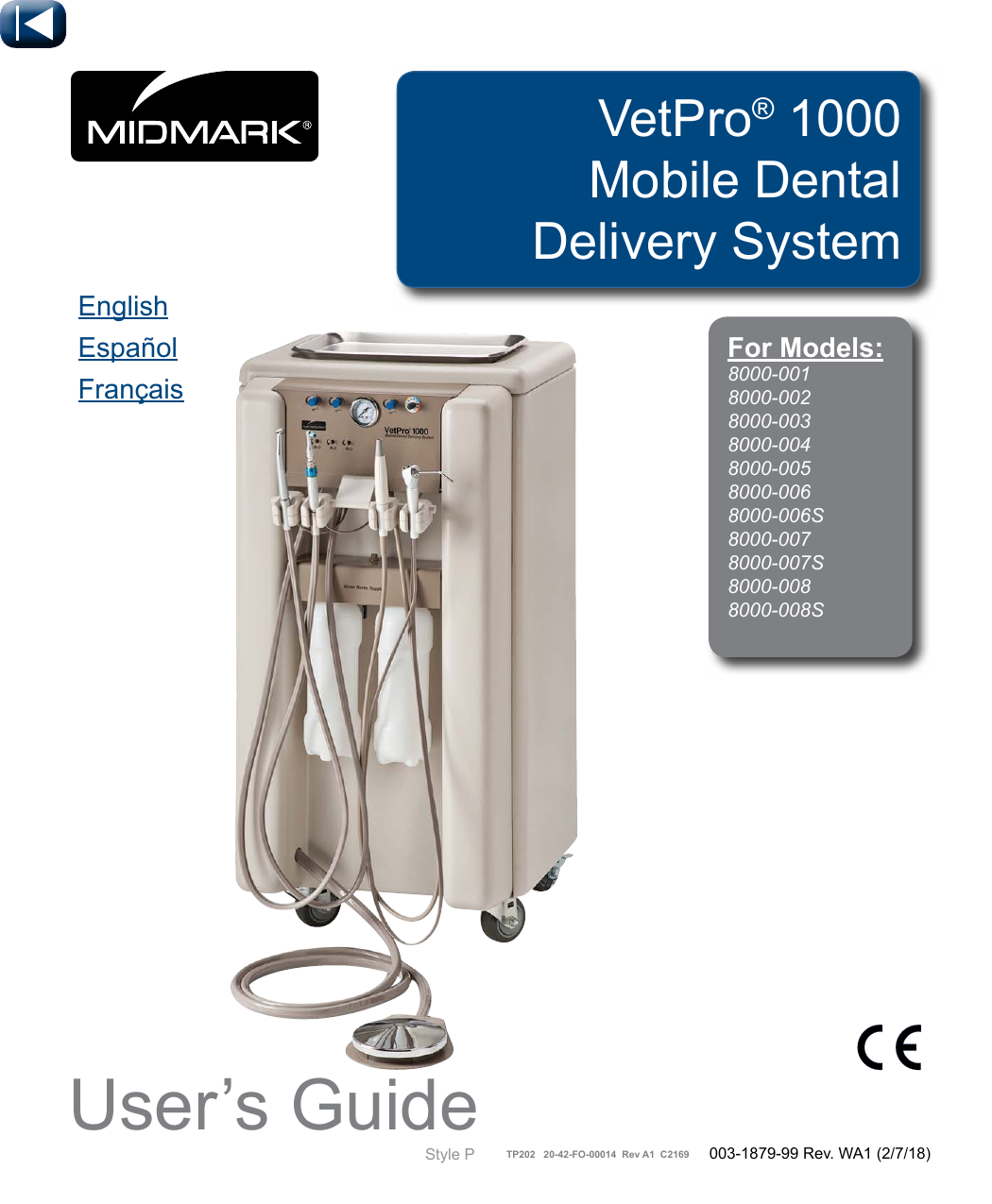 Midmark 1000 Dental Delivery System User guide Manualzz