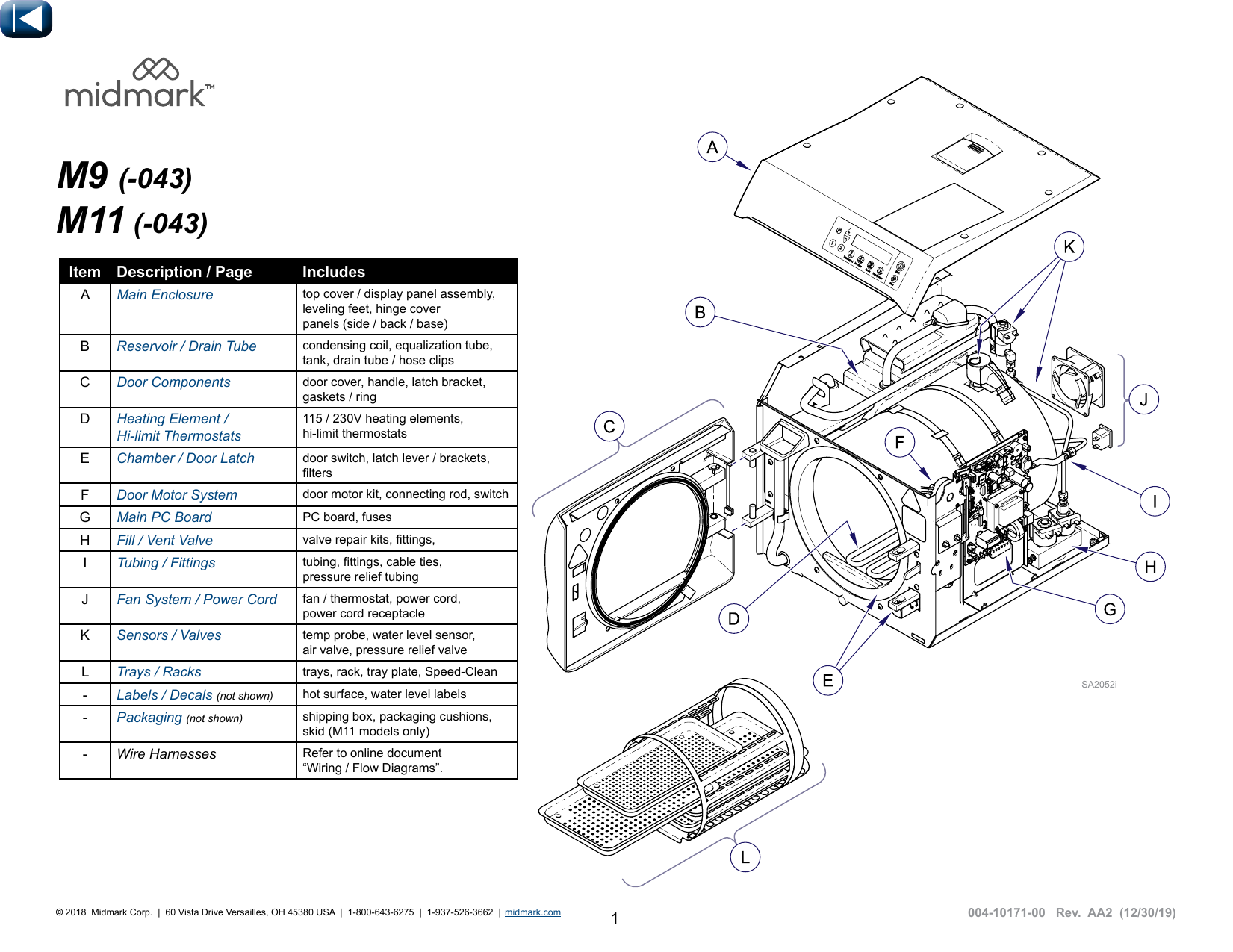 MIDMARK M9 M11 (New Style) SOLENOID VALVE (VENT) RPI Part #MIV139 OEM Part  #002-1361-00/014-0420-03 - Statim USA Autoclave Sales & Repair