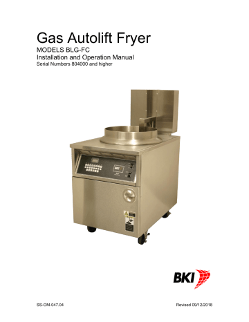 BKI FKG FC Gas Pressure Fryer - Preparing Chicken and Loading Fryer 