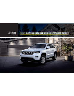Jeep Grand Cherokee Guide De Reference Manuel Du Proprietaire Manuel Utilisateur Mode D Emploi Specification Manualzz Com