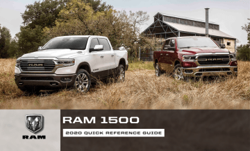 Ram 2020 1500 DT truck Quick Reference Guide | Manualzz