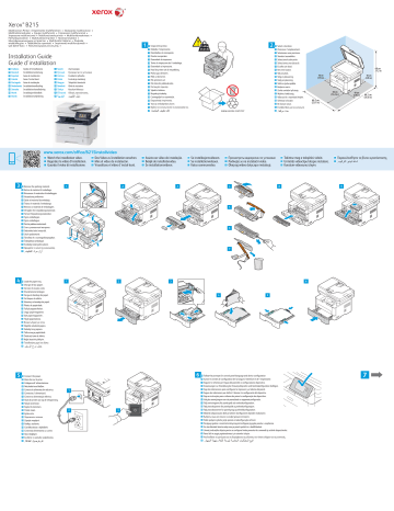 Xerox B215 Multifunction Printer Guía de instalación | Manualzz