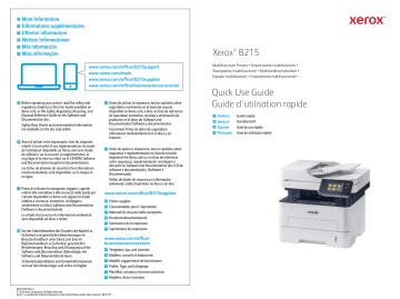 Xerox B215 User Guide | Manualzz