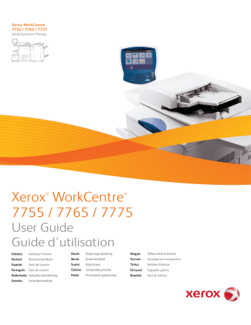 Skriverspesifikasjoner. Xerox 755, 7775, 7755/7765/7775, 7765 | Manualzz
