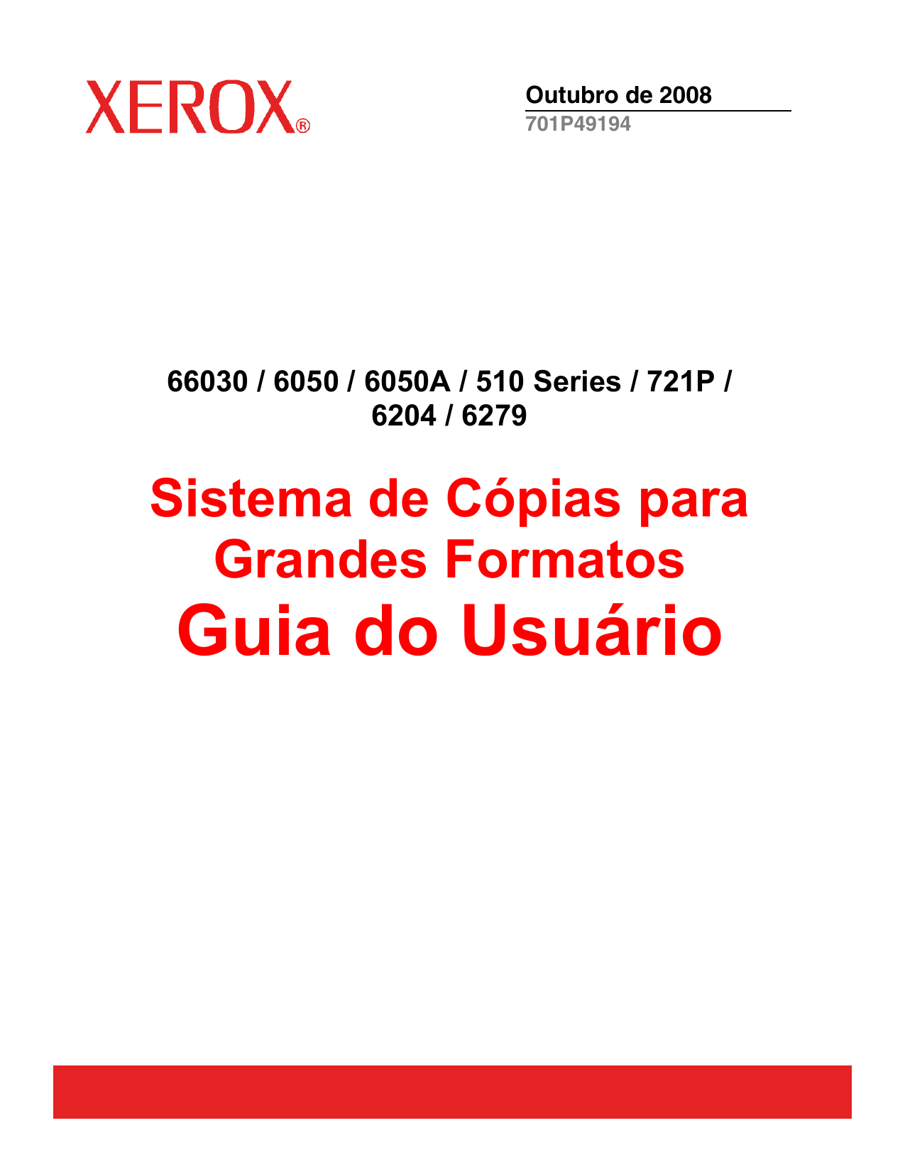 Xerox 6204 Wide Format Printer Guia de usuario Manualzz