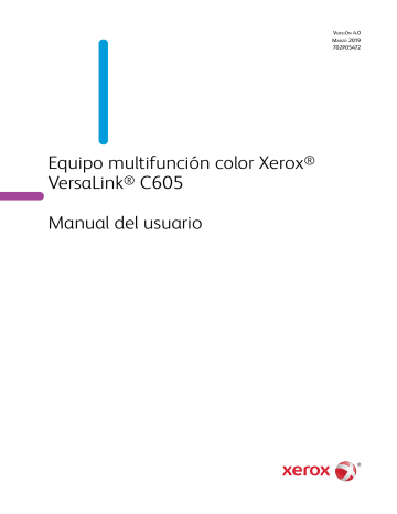 Xerox VersaLink C605 Multifunction Printer Guía del usuario | Manualzz