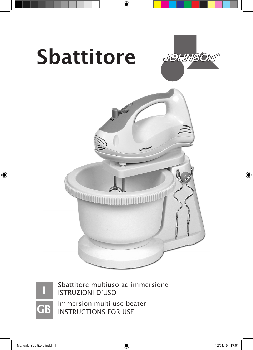 Sbattitore manuale 200-250 W