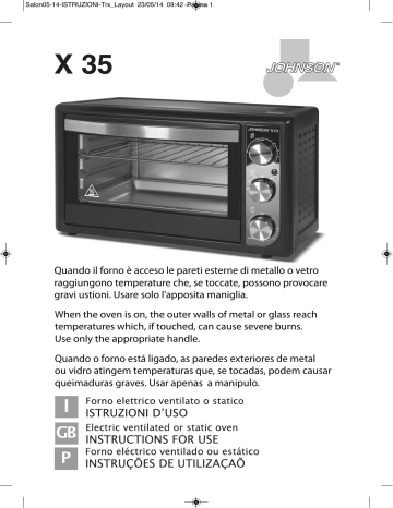 Johnson X35 Manuel utilisateur | Manualzz