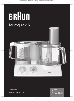 User manual Braun Multiquick 5 (English - 16 pages)