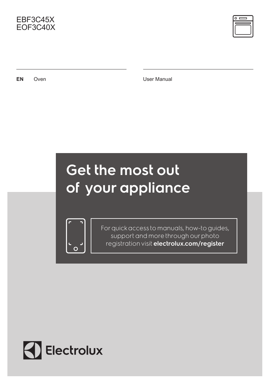 Electrolux EOF3C40X User Manual | Manualzz