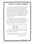 Carver Boat Owner's Manual | AI Chat &amp; PDF Access