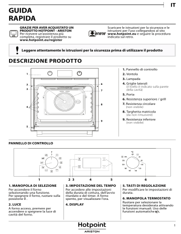 HOTPOINT/ARISTON FA2 844 H IX HA Guida utente | Manualzz