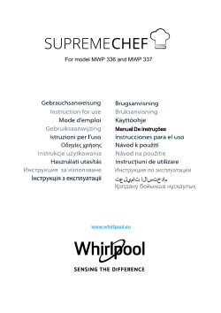 Whirlpool MWP 337 SB - Owner's manual, User guide, User manual |  manualzz.com