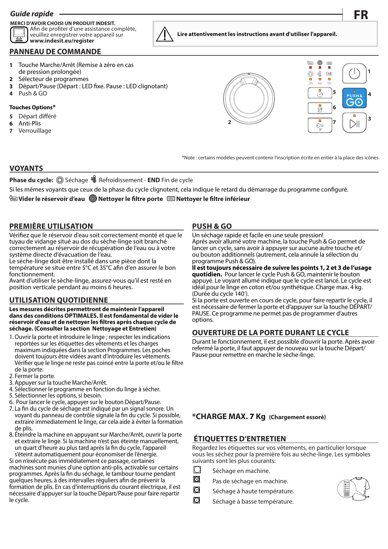 Sèche-linge posable Indesit YT M10 91 FR