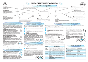 Whirlpool MAX 38 WSL Guida utente | Manualzz