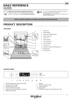 Whirlpool WIS 5020 - Installation instructions, Product information, User  manual, installation Guide | manualzz.com