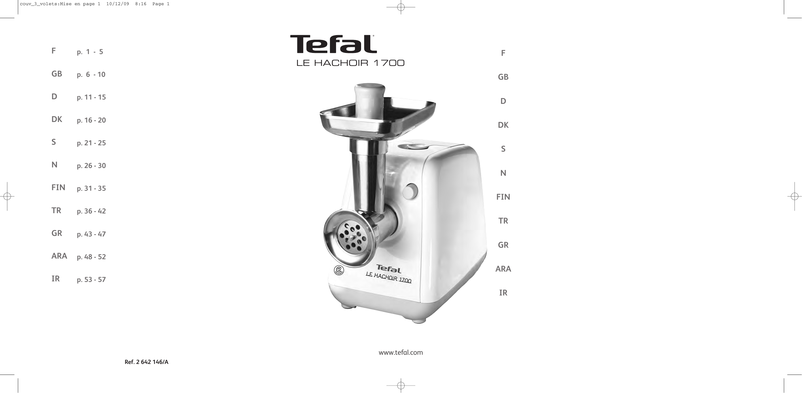 Tefal Me User Manual Manualzz