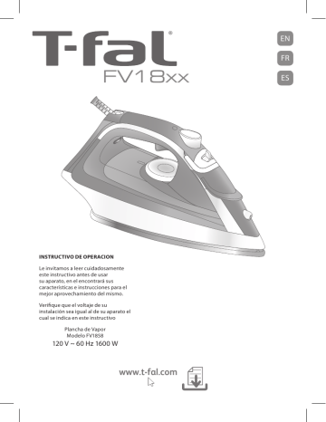 Plancha de Vapor T-Fal New Maestro Suela de Cerámica Easygliding Dorada |  Bodega Aurrera Despensa a tu Casa