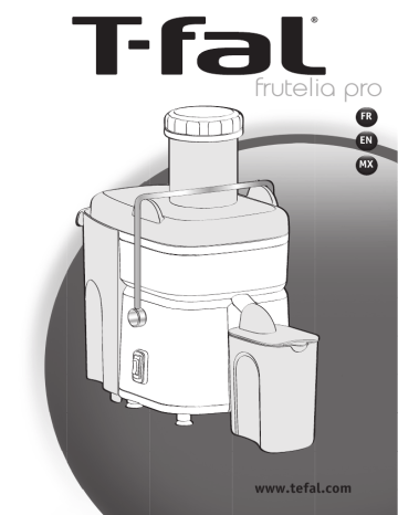 Tefal ZE4501MX JUI FRUTELIA PRO WHT/GRE MX Exprimidor / extractor Manual |  Manualzz