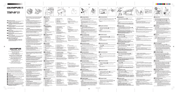 Olympus Trip AF51 Manuel du propriétaire | Manualzz