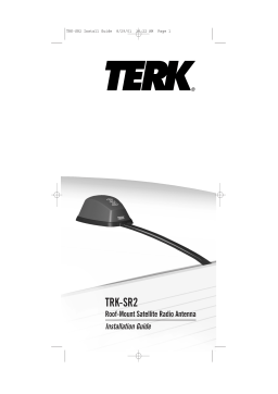TERK Technologies TRKSR2 Roof-Mount Satellite Radio Antenna Installation guide