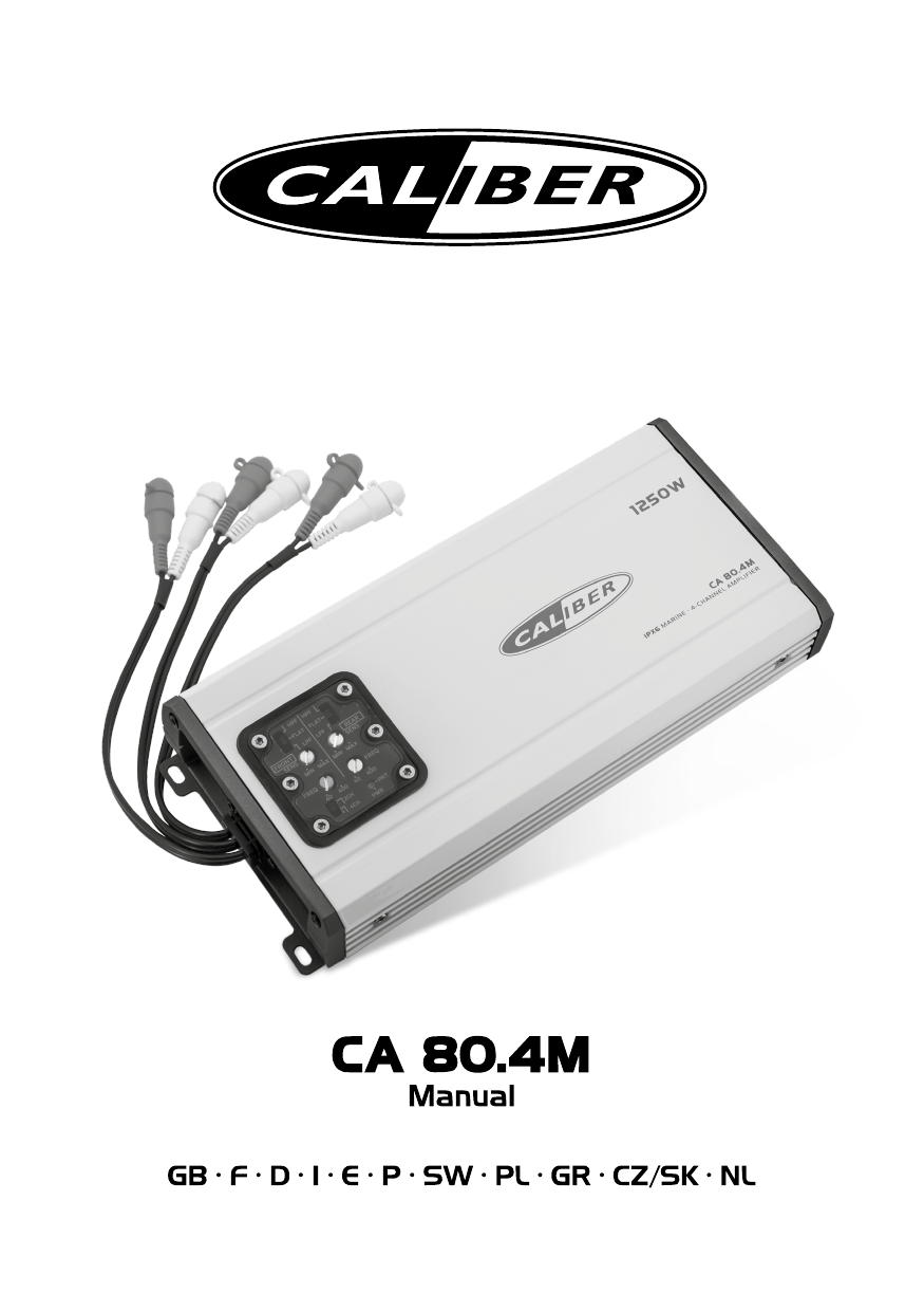 Caliber Ca80 4m Owner S Manual Manualzz