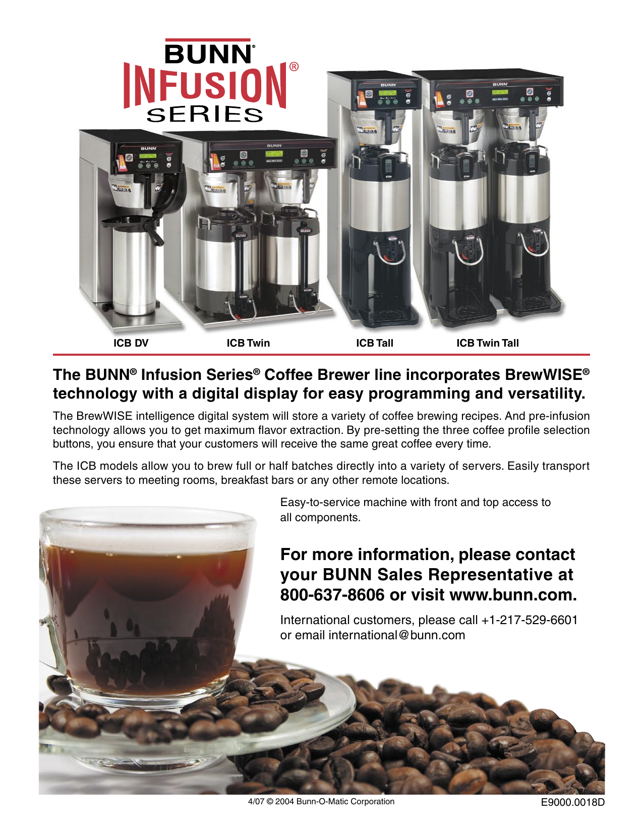 Bunn-O-Matic ICB-Twin Tall General Manual | Manualzz