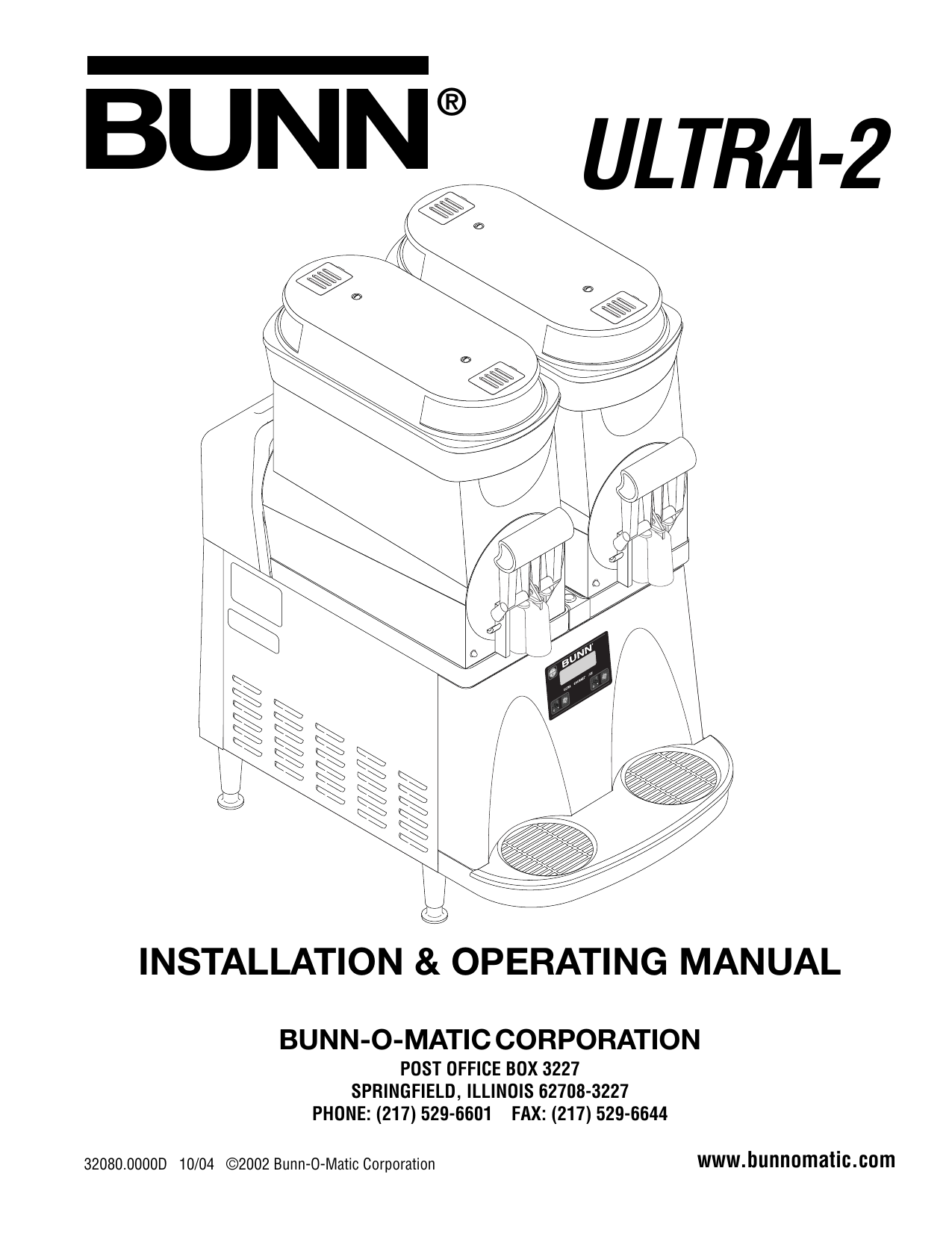 Installation operation manual. Bunn-o-matic плата bm29246. Слаш машина Bunn Ultra-2a. Bunn o matic Ultra-1a купить. Crawford Ultra manual.